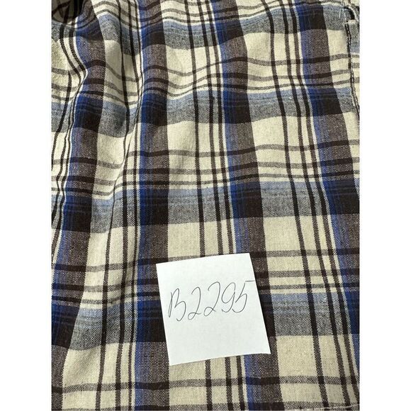 M. Gordon Cargo Shorts Mens Sz 38 Classic Outdoor Utility Cotton Plaid Check 26” - Picture 11 of 11